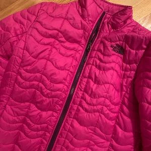 Pink North Face jacket